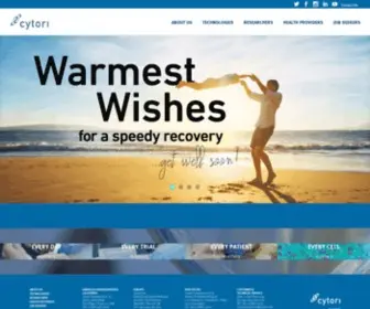 Cytori.com(Health Care Driven and Focused) Screenshot