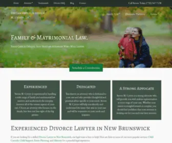 CYTRYnlaw.com(Divorce Lawyer in New Brunswick) Screenshot