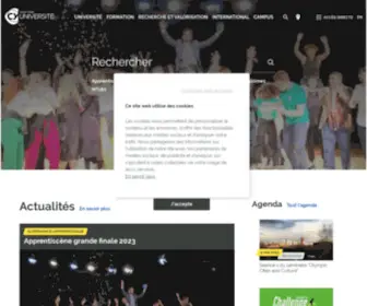 Cyu.fr(CY Cergy Paris Université en chiffres) Screenshot