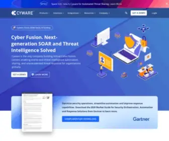 Cyware.com(Cyber Security Products) Screenshot