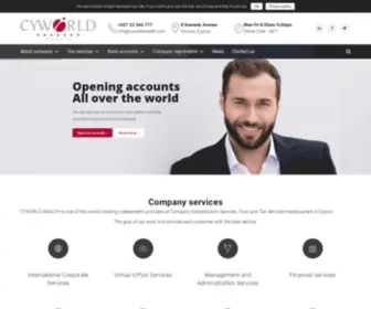 CyWorldwealth.com(Международные корпоративные услуги) Screenshot