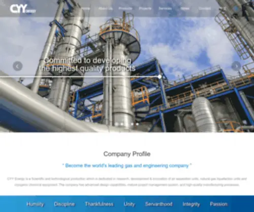 Cyyenergy.com(CYY Energy) Screenshot