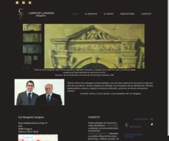 Cyzabogados.com(CyZ Abogados) Screenshot