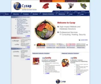 Cyzap.net(Web Solutions for Credentialing) Screenshot