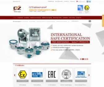 CZ-EX.com(IECEX) Screenshot