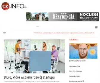 CZ.info.pl(To internetowa platforma łącząca funkcję tradycyjnego) Screenshot