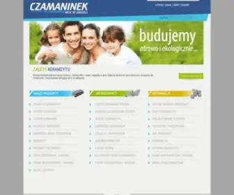 Czamaninek.pl(Producent materiałów budowlanych) Screenshot
