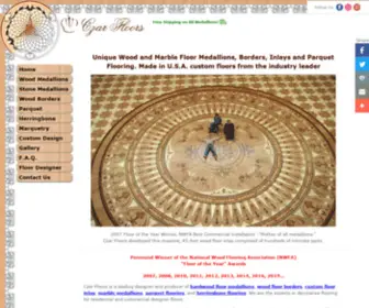 Czarfloors.com(Wood Floor Medallions) Screenshot