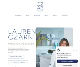 Czarinteriors.com(Czar Interiors) Screenshot