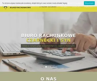 Czarneckiisyn.pl(Biuro rachunkowe) Screenshot