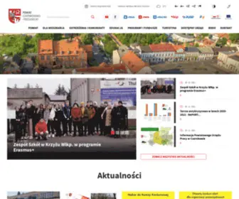 Czarnkowsko-TRzcianecki.pl(Oficjalny serwis internetowy Powiatu Czarnkowsko) Screenshot