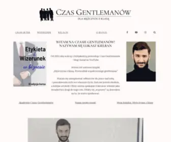 Czasgentlemanow.pl(Czas Gentleman) Screenshot