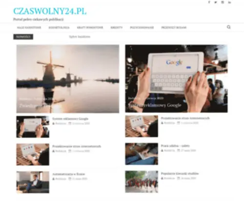 Czaswolny24.pl(Portal) Screenshot