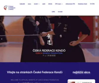 Czech-Kendo.cz(Česká Federace Kendо̄) Screenshot