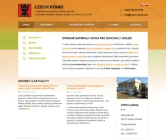 Czech-Konig.com(Opravné vosky) Screenshot