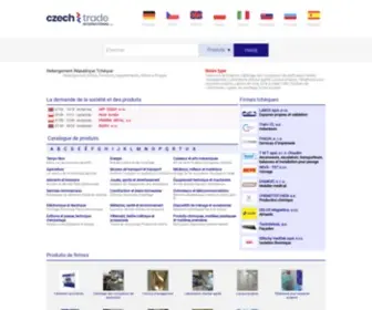 Czech-Trade.fr(CzechTrade banque des données de producteurs) Screenshot