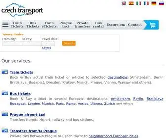 Czech-Transport.com(Transportation services) Screenshot