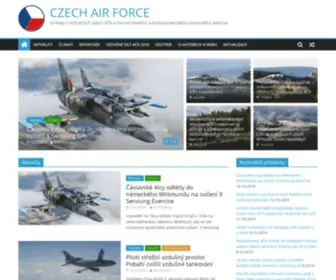 Czechairforce.com(CZECH AIR FORCE) Screenshot