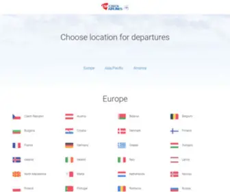 Czechairlines.com(Czech Airlines) Screenshot