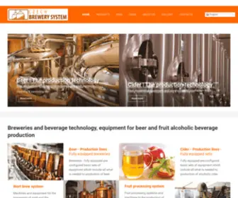 Czechbrewerysystem.com(Professional technology to beer & cider production) Screenshot