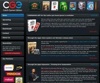 Czechgames.com(Czech games edition (cge)) Screenshot
