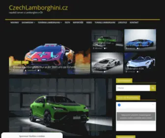 Czechlamborghini.cz(Vše o Lamborghini na jednom místě) Screenshot