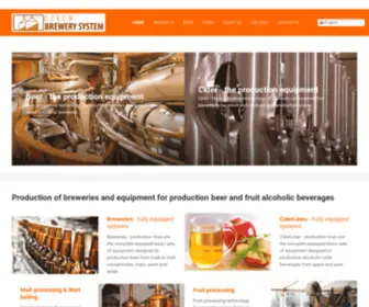 Czechminibreweries.com(All equipment for the beer and cider production) Screenshot