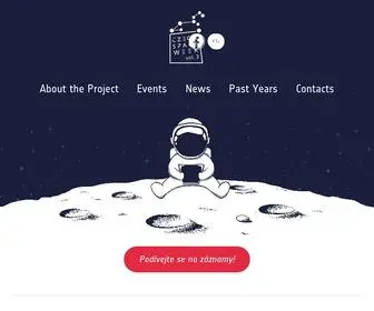 Czechspaceweek.com(Czech Space Week 2020) Screenshot