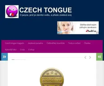 Czechtongue.cz(Czech tongue) Screenshot