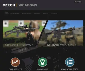 Czechweapons.com(Palné zbraně) Screenshot