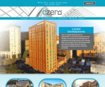 Czero.com(Czero Developments) Screenshot