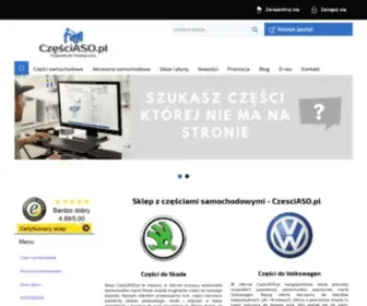 Czesciaso.pl(Sklep z częściami samochodowymi) Screenshot