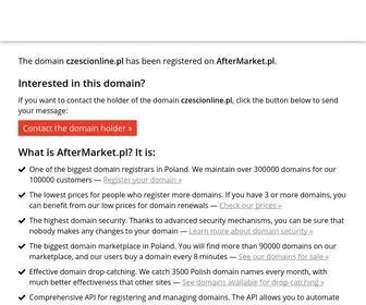 Czescionline.pl(Domena) Screenshot