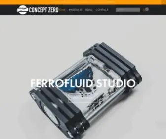 Czferro.com(Ferrofluid Displays) Screenshot