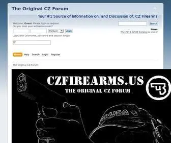 Czfirearms.us(The Original CZ Forum) Screenshot