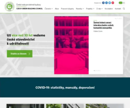 CZGBC.org(Česká rada pro šetrné budovy) Screenshot