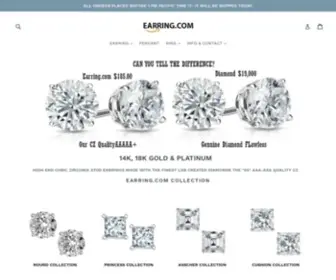 Czjewelry.com(Cubic Zirconia) Screenshot