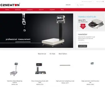 Cznewtonscale.com(Cznewton Electronic Scales Company) Screenshot
