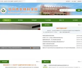 CZNKY.cn(沧州市农林科学院) Screenshot