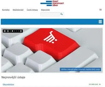 Czso.cz(Český statistický úřad) Screenshot