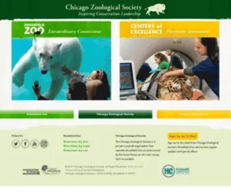 CZS.org(Chicago Zoological Society) Screenshot