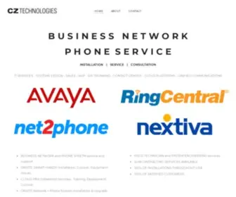Cztechnologies.net(Business Phone Systems) Screenshot