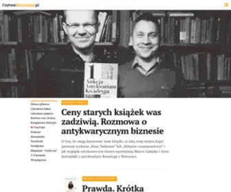 CZytamrecenzuje.pl(Recenzje książek i kultura non) Screenshot