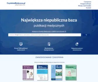 CZytelniamedyczna.pl(Publikacje medyczne on) Screenshot