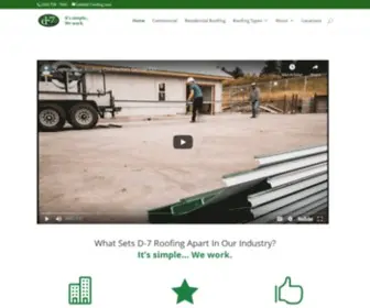 D-7Roofing.com(Commercial Roofing Colorado Utah Texas) Screenshot