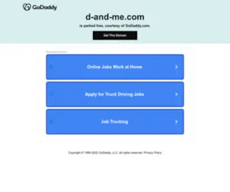 D-AND-ME.com(Reconnect Your Domain) Screenshot