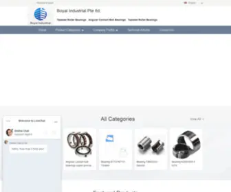 D-Bearing.com(Boyal Industrial Pte ltd) Screenshot