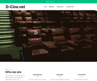 D-Cine.net(Technology for cinema exhibition) Screenshot