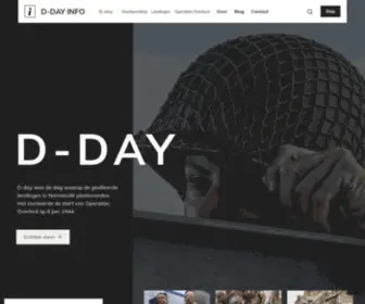 D-Dayinfo.org(D-day, voorbereiding & landingen op de eerste dag van Operation Overlord) Screenshot