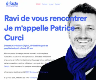 D-Facto.fr(D Facto) Screenshot